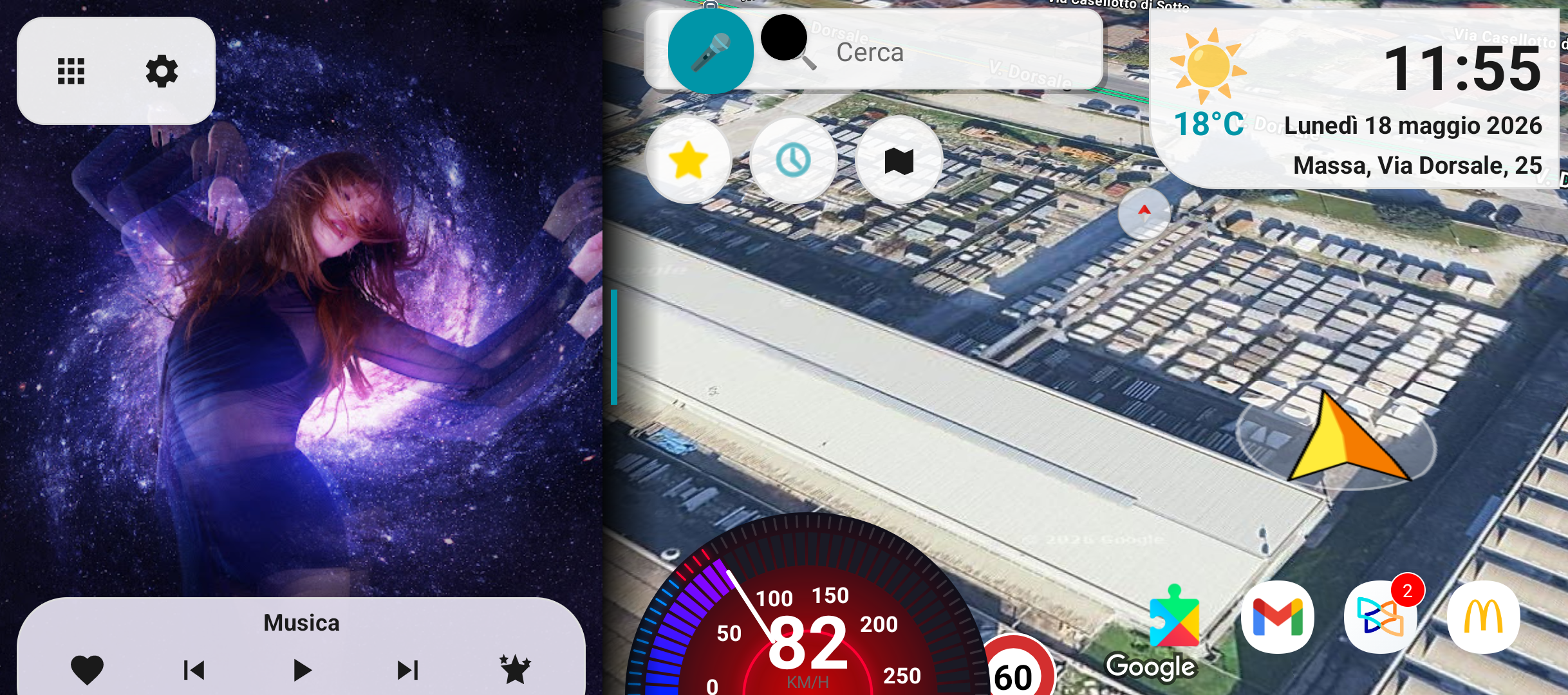App drawer di HD DashHome